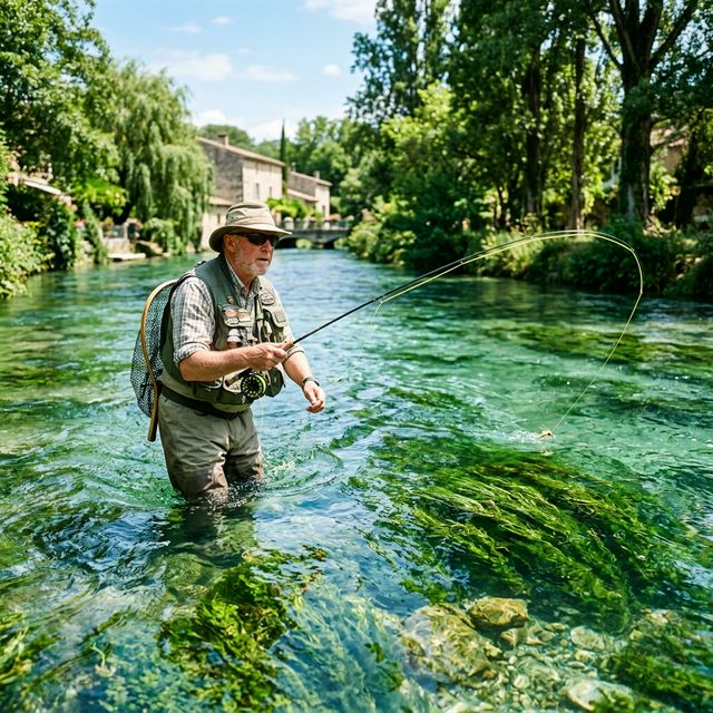 Rivière Sorgue en Vaucluse